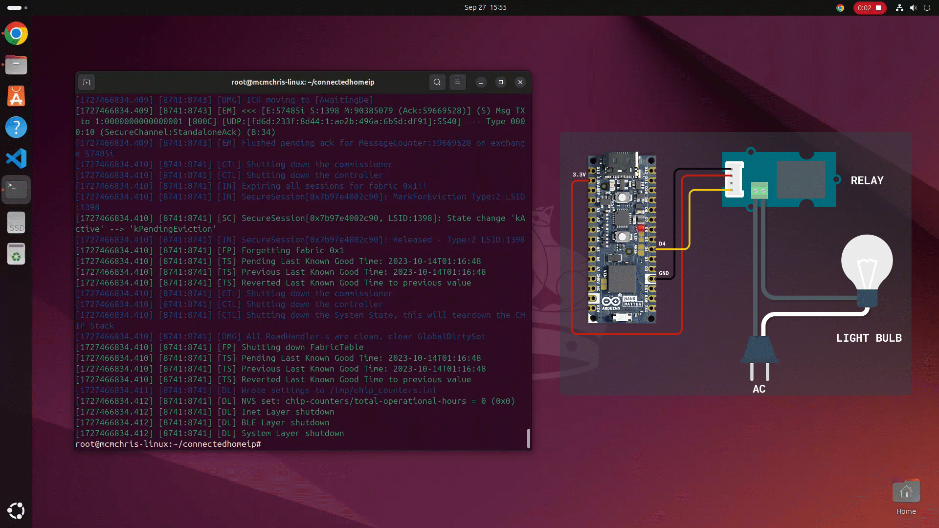 Smart outlet working demo