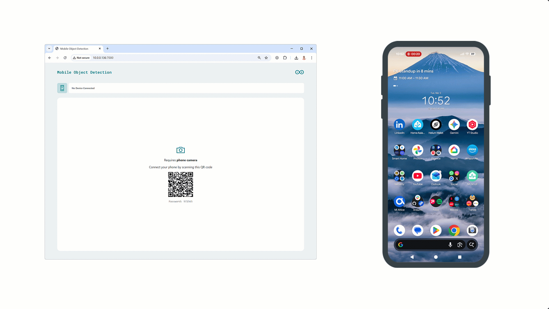 Smartphone Camera Streaming