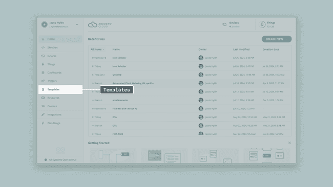 Collection of templates