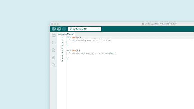 The Arduino IDE.