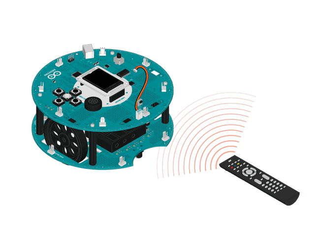Remote Control Bot Use the remote control with the robot