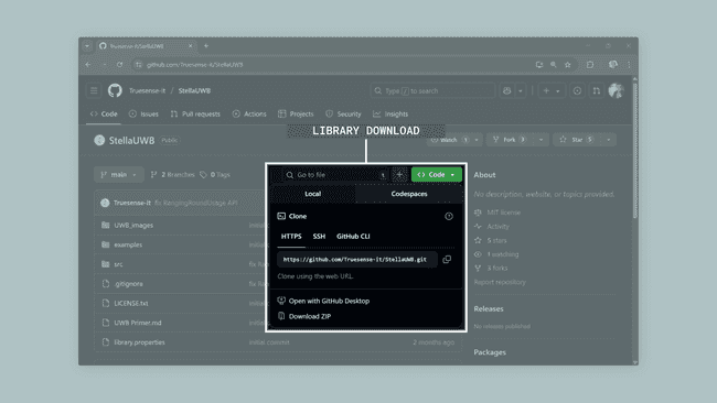 Library repository on GitHub