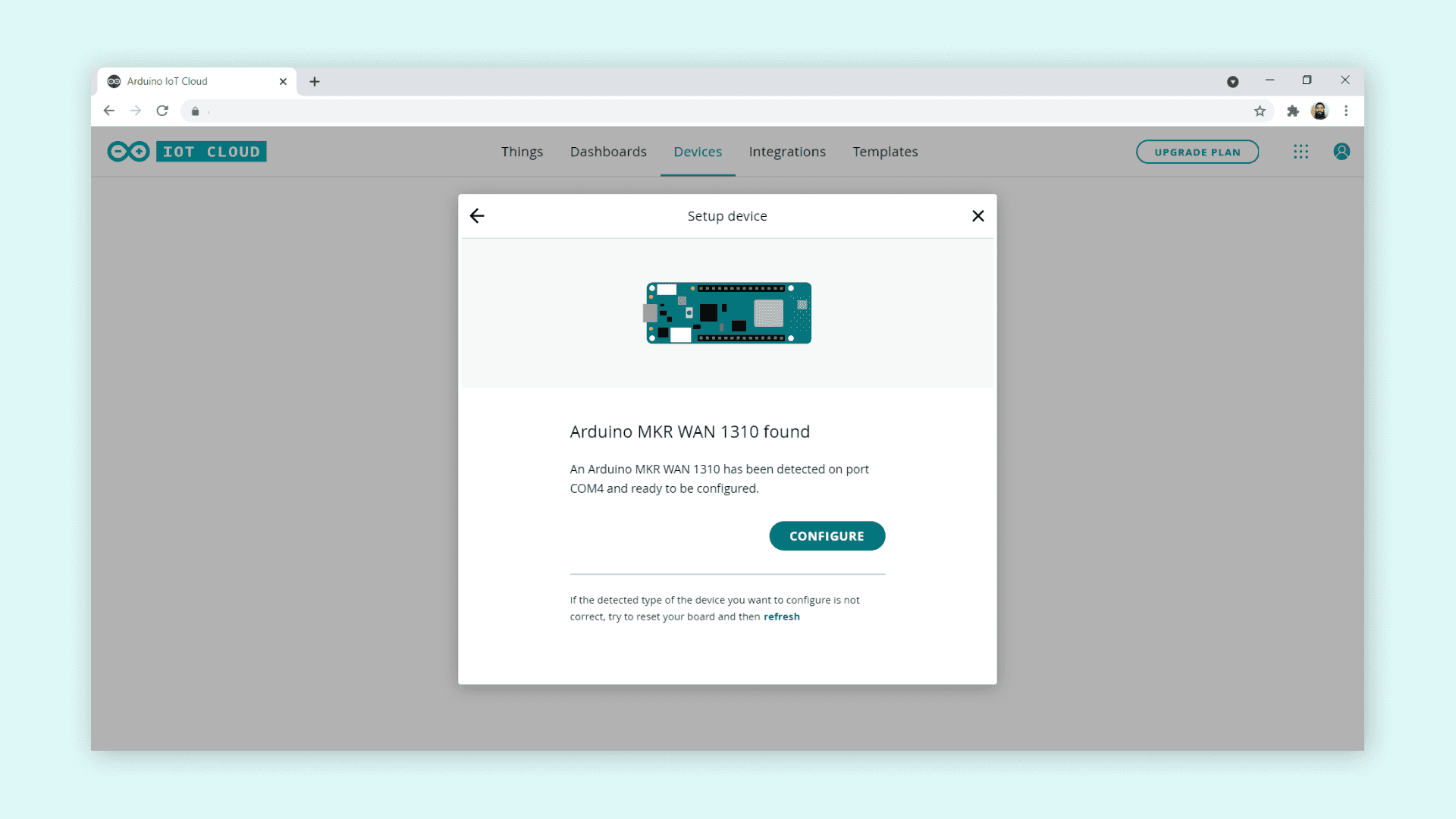 Set up LoRaWAN and The Things Stack on Arduino Cloud