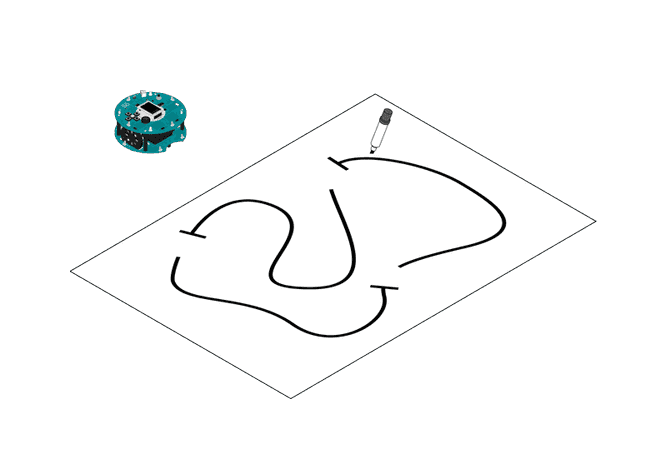 Use a marker to design your racing track