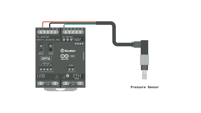 Arduino Air Compressor Pressure Sensor Connection