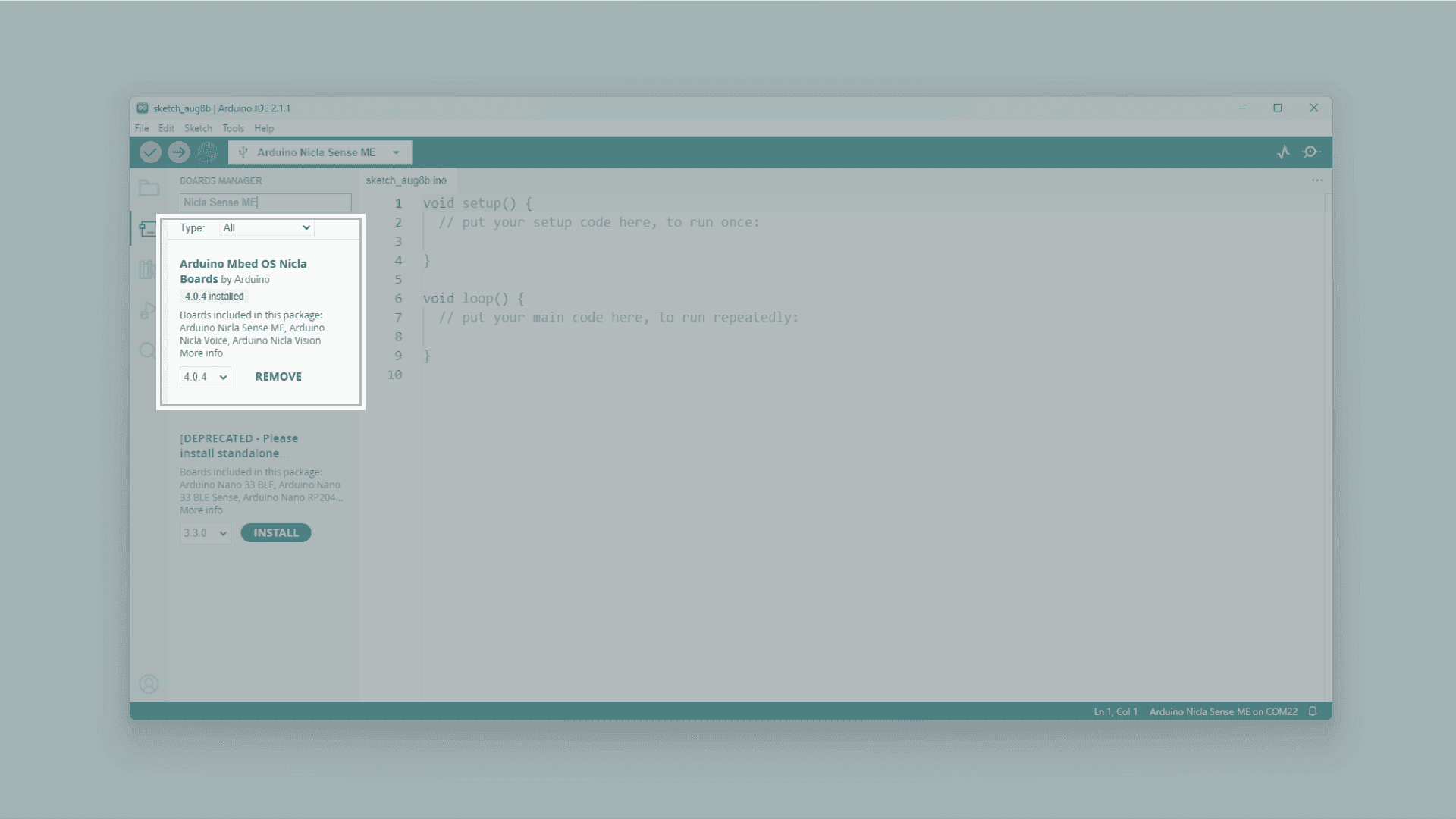 Arduino Mbed Os Installing the Arduino Mbed OS Nicla Boards core in the Arduino IDE ...
