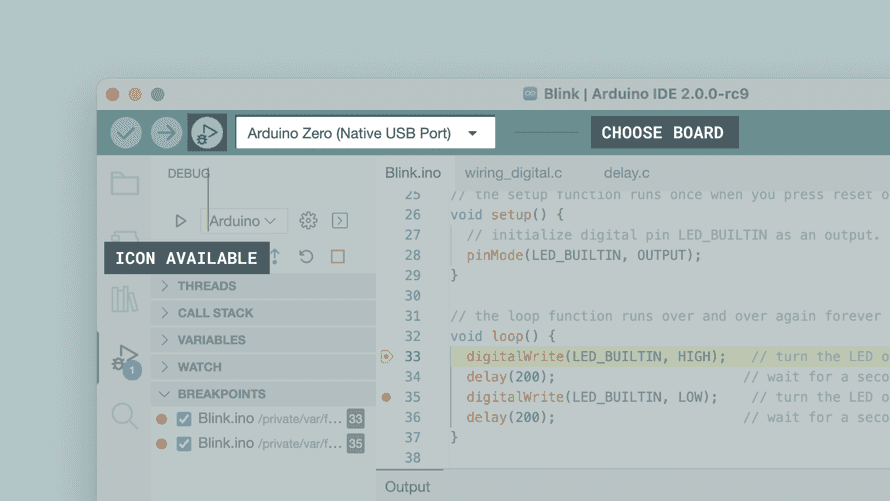 Debugging with the Arduino IDE 2 | Arduino Documentation | Arduino ...