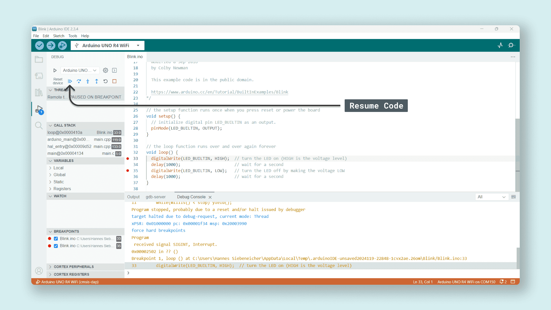Resume Code
