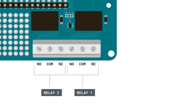 Arduino MKR Relay Proto Shield – Blaues Entwicklungsboard Für Relais-Projekte