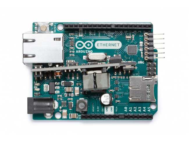 The Arduino Ethernet Rev3 with PoE