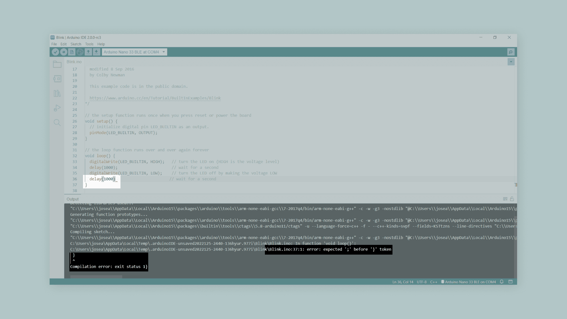 Debugging Arduino C/C++ Code 