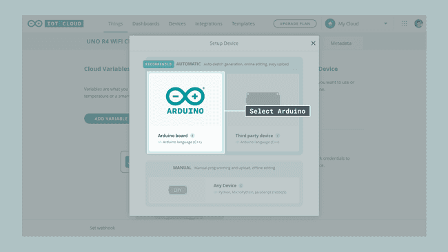 Select Arduino