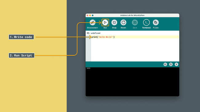 Write hello world.