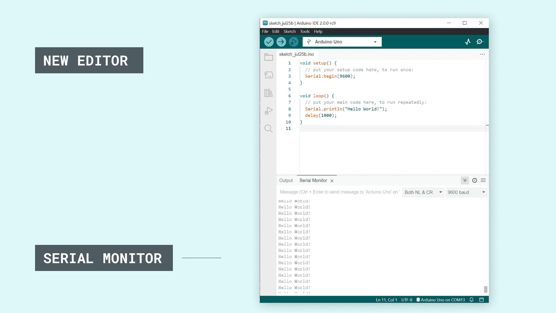 Koordinere sortere udvikle Using the Serial Monitor tool | Arduino Documentation | Arduino  Documentation