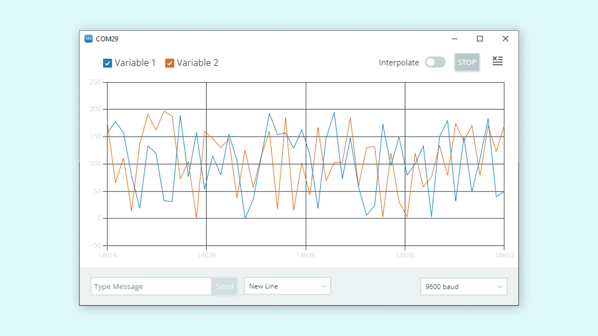 Using the Serial Plotter Tool