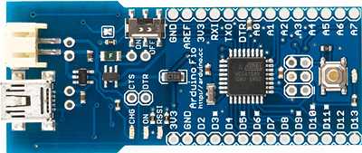 The Arduino Fio board.
