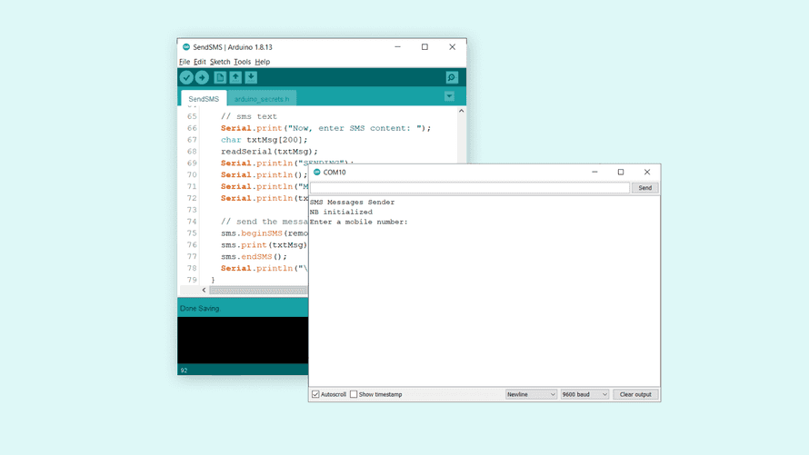 Send an SMS with MKR NB 1500 | Arduino Documentation