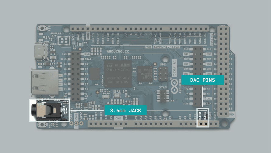 Guide to GIGA R1 Advanced ADC/DAC and Audio Features | Arduino ...