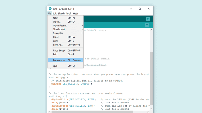 Arduino Debugging Preferences in Arduino IDE