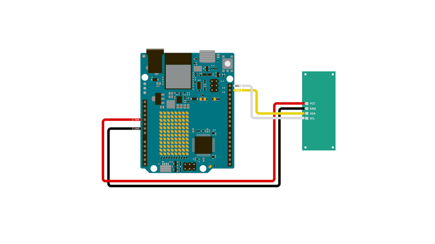 UNO R4 WiFiのI2C配線
