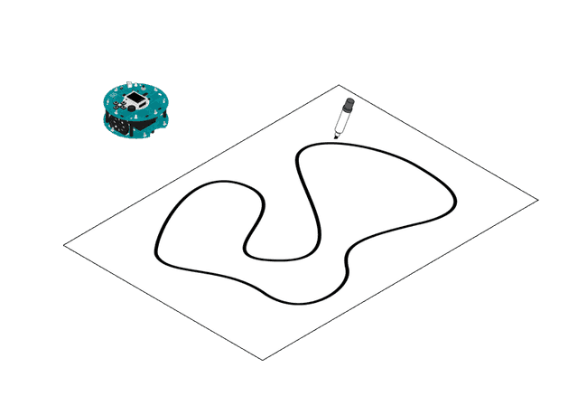 Draw your own racing track