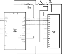 The schematic (made using Fritzing).