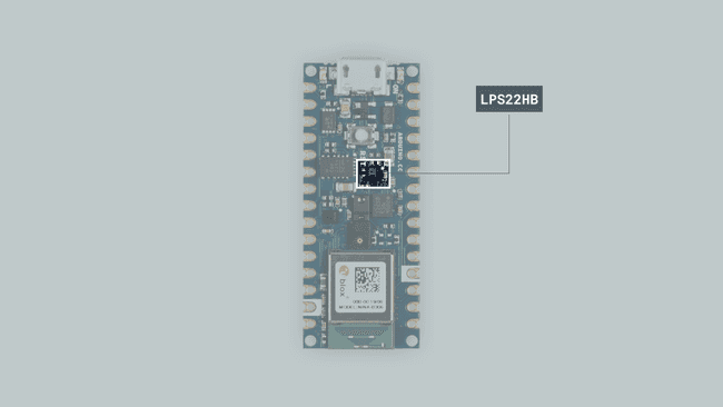 The LPS22HB sensor.