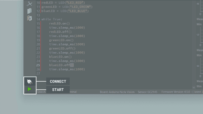 Running the Python Script on OpenMV
