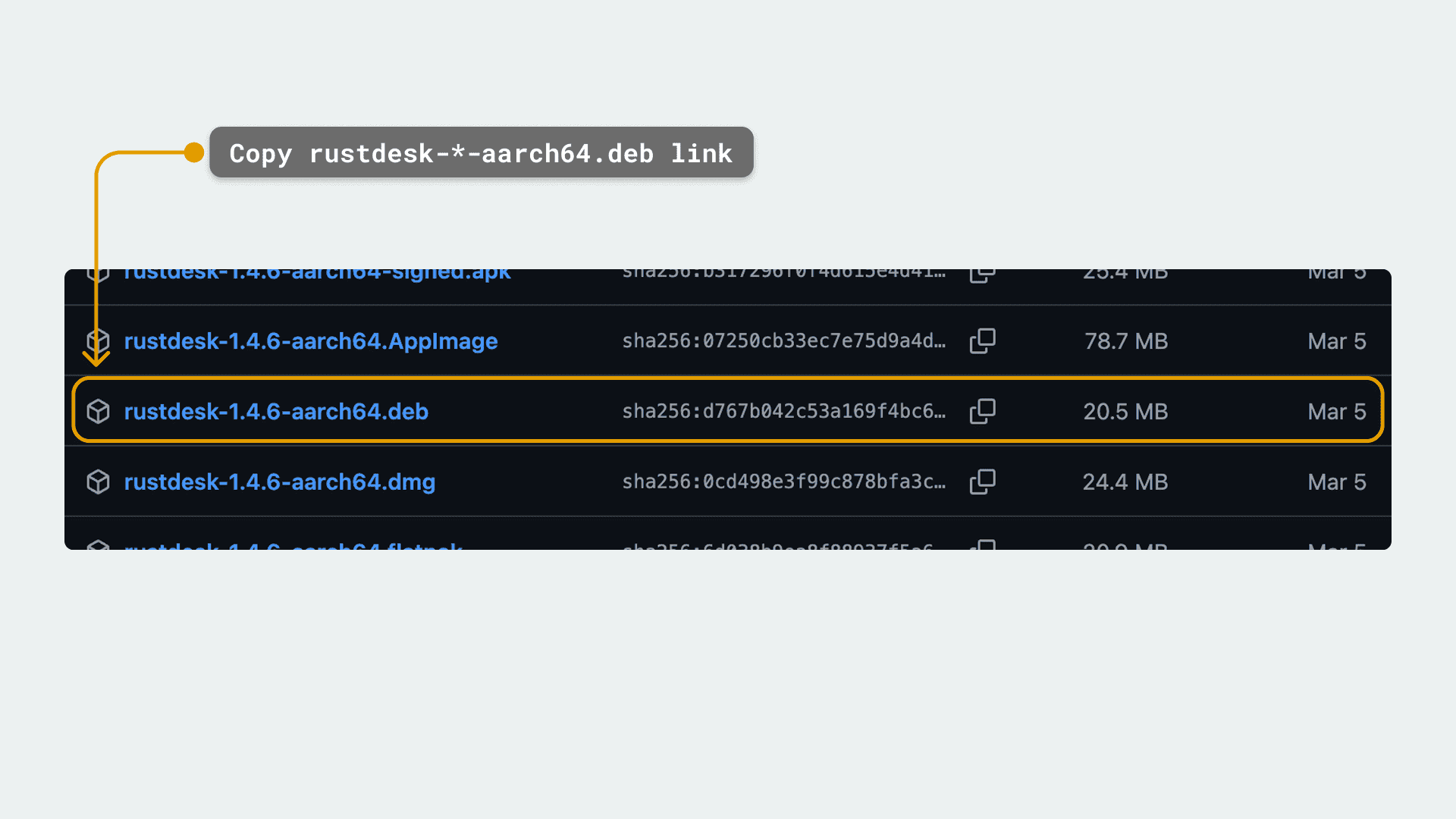 RustDesk Releases Page