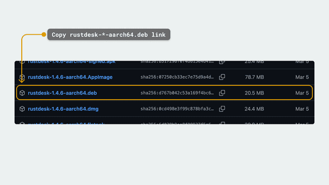 RustDesk Releases Page