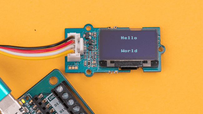 OLED screen output
