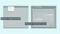 Selecting a board & port