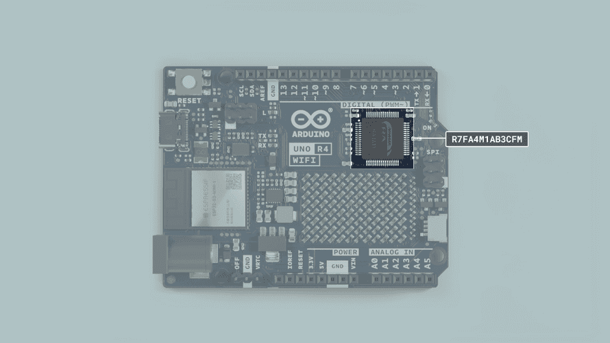 Microcontroller on the UNO R4 WiFi