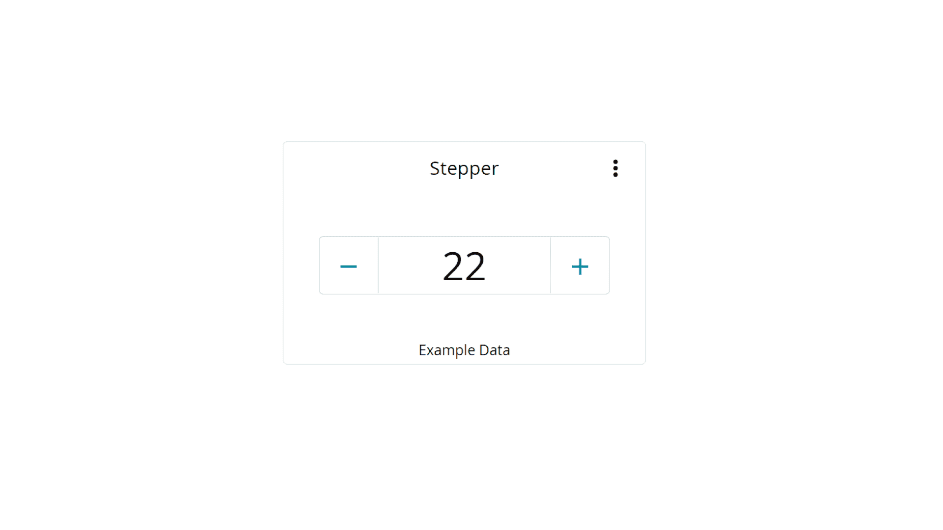 Stepper Widget