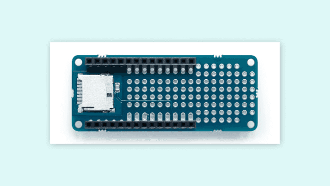 The Arduino® MKR SD Proto Shield.