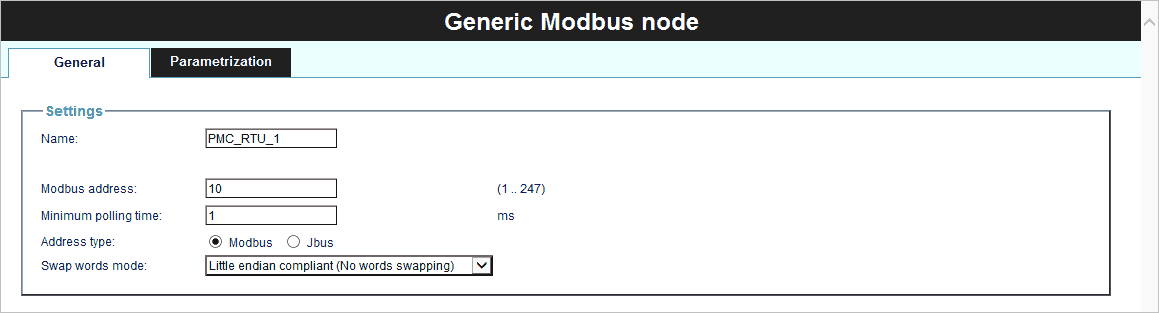 Arduino PLC IDE - General Modbus Node Configuration