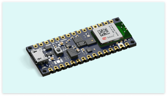 The Arduino® Nano 33 BLE Sense