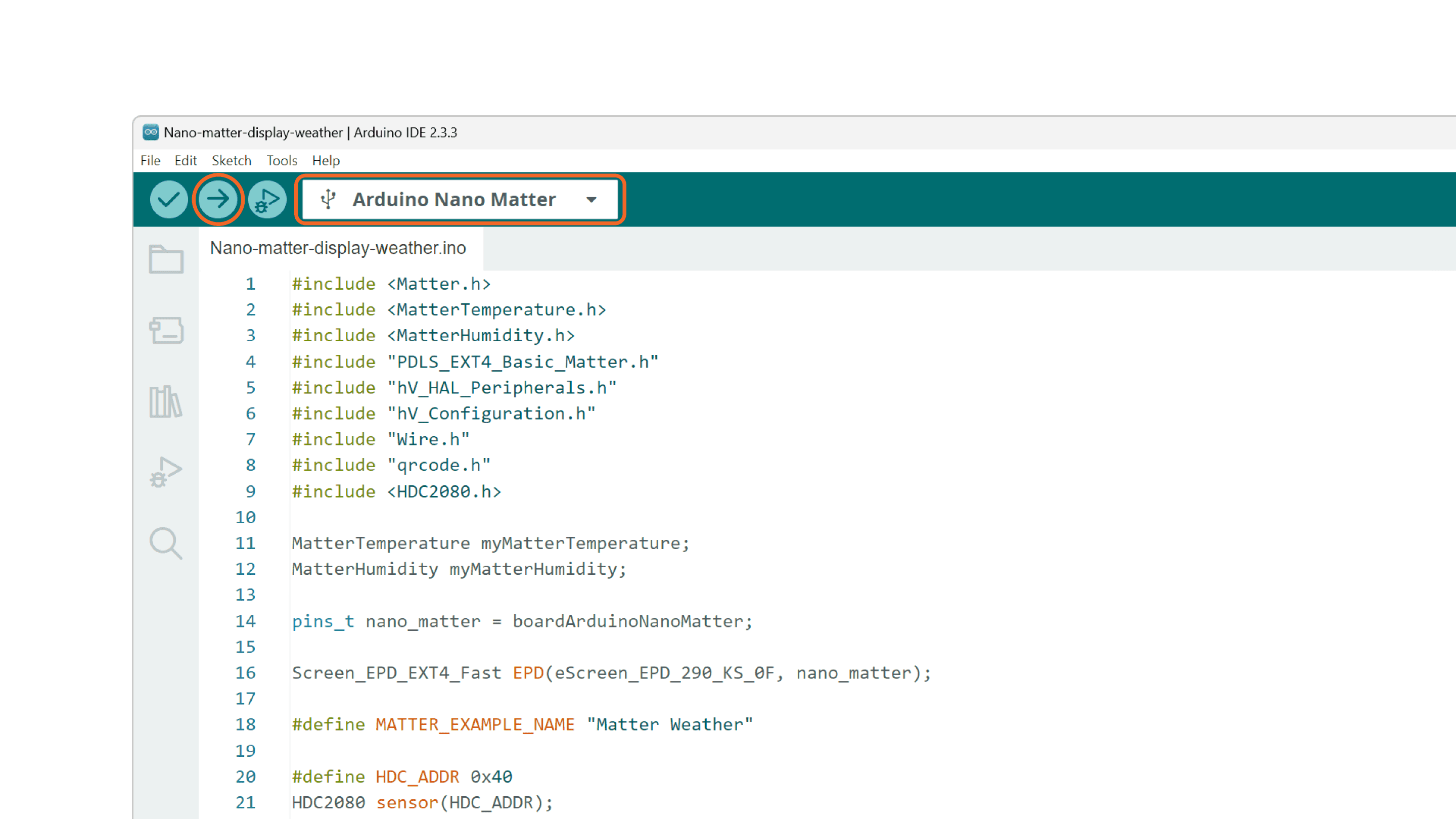 weather example code upload
