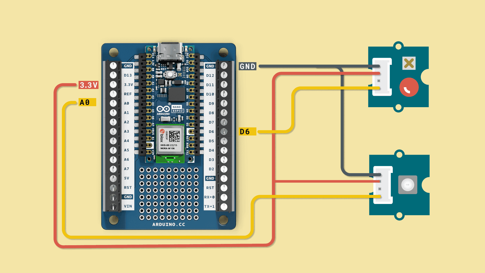 Bec Arduino Input LED + pot circuit