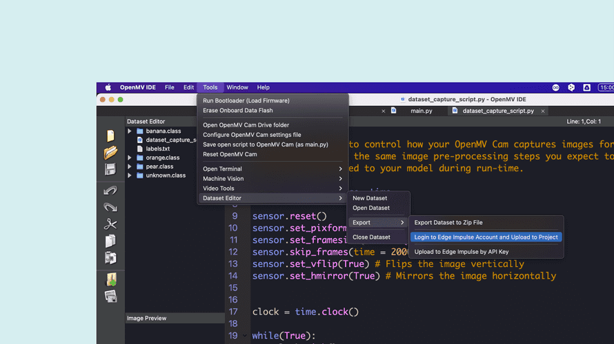 Image Classification with Edge Impulse® | Arduino Documentation