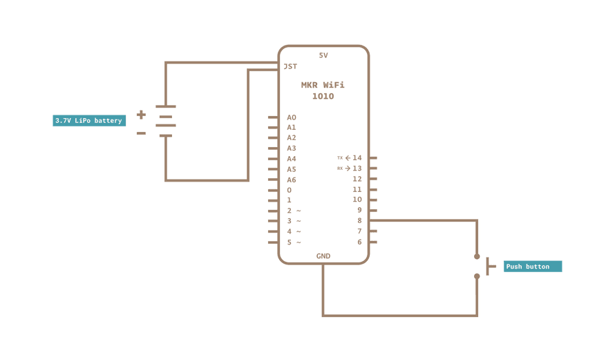 Powering MKR WiFi 1010 with Batteries | Arduino Documentation | Arduino