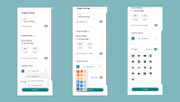 Advanced map widget configuration.
