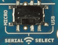 WirelessShield SD switchUSB detail