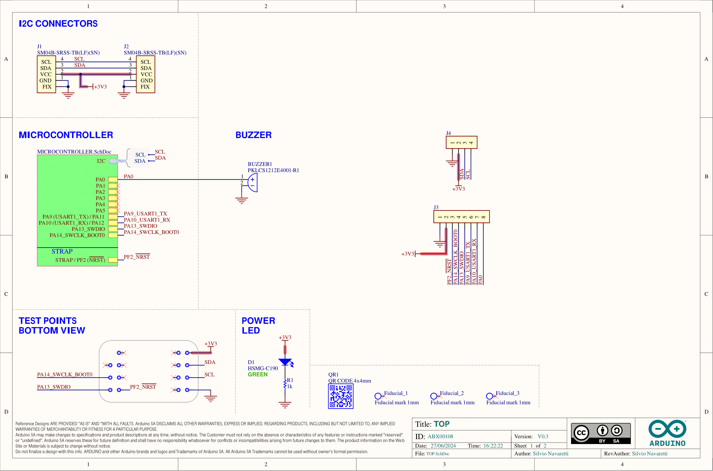Full Schematic Modulino Buzzer