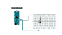 Arduino Keyboard Runner The circuit.