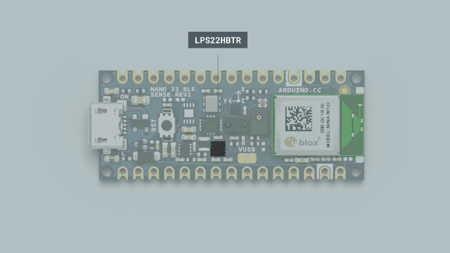 The LPS22HB pressure sensor