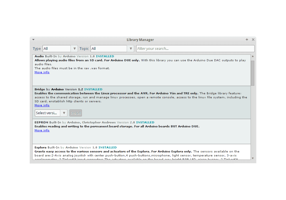 You can now find the new library available in the Sketch > Include ...