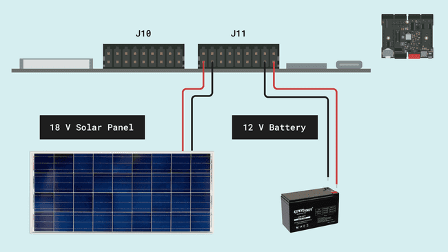 Power connection diagram